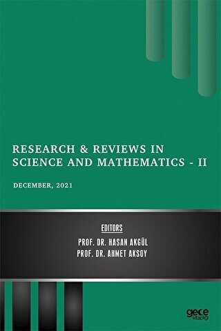 Research and Reviews in Science and Mathematics 2 - December 2021
