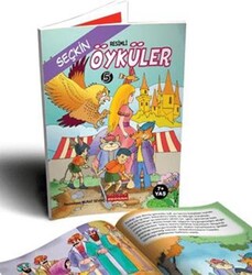 Resimli Seçkin Öyküler 5 Renkli 7+Yaş - Bordo Ressam