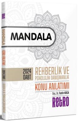 Retro Yayıncılık 2024 ÖABT Mandala Rehberlik ve Psikolojik Danışmanlık Konu Anlatımı