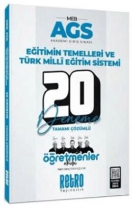 2025 MEB AGS Eğitimin Temelleri ve Türk Milli Eğitim Sistemi Öğretmenler Ekibi 20 Deneme - 1