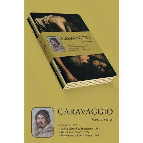 Caravaggio Dörtlü Defter Seti II - Scream Series A5