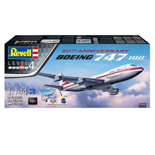 Revell Maket Boeing 747-100 50Th Anniversary