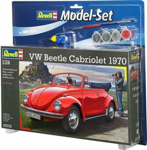 REVELL MODEL SET CARS 67078 VW 70 BEETLE CABRIOLET