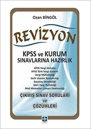 Ekin Basım Yayın Revizyon - KPSS ve Kurum Sınavlarına Hazırlık - Ekin Basım Yayın