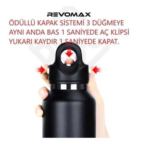 Revomax 16 Oz Beyaz 473 Ml Paslanmaz Çelik Vakumlu - 2