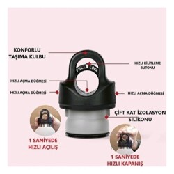 Revomax 16 Oz Beyaz 473 Ml Paslanmaz Çelik Vakumlu - 6