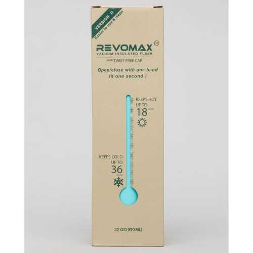 Revomax Çelik Termos 950Ml 32Oz Turkuaz - 3