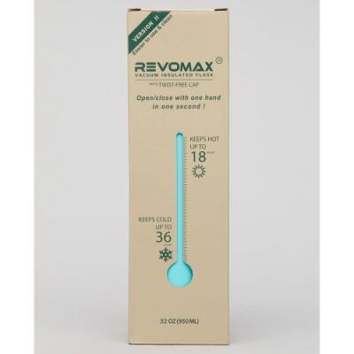 Revomax Çelik Termos 950Ml 32Oz Turkuaz - 4