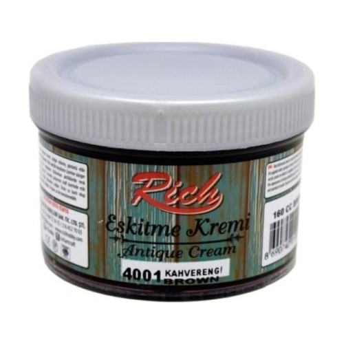 Rich Antique Cream Kahverengi Eskitme Kremi 150 Cc 4001