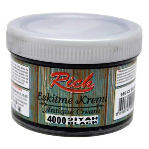 Rich Antique Cream Siyah Eskitme Kremi 150 Cc 4000
