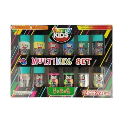 Rich Funny Kıds 20 Ml Multımıx 12'Li Set - 1