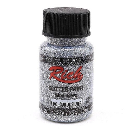 Rich Glitter Paint Sim Boya 9024 Gümüş 50Cc