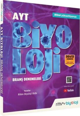 Ritim Biyoloji Yayınları AYT Biyoloji 30 x 13 Branş Denemeleri - 1