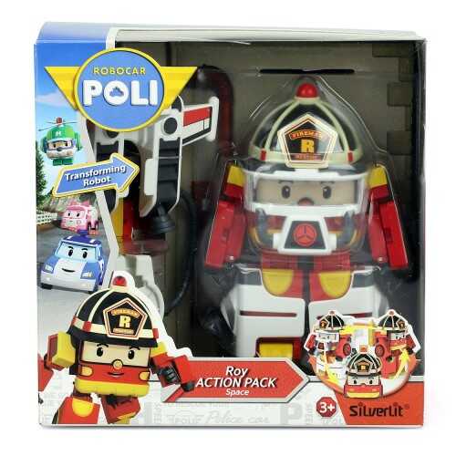 Robocar Poli Astronot Aksesuarlı Transformers Robot Roy - 1