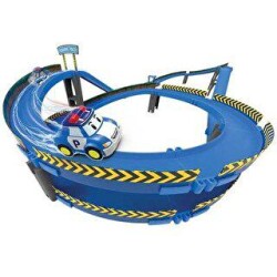 Robocar Poli Fırlatıcılı ve Dönemeçli Yol Seti - Robocar Poli