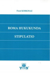 Roma Hukukunda Stipulatio - Yetkin Yayınları