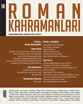 Roman Kahramanları Sayı: 18 Nisan-Haziran 2014 - 1