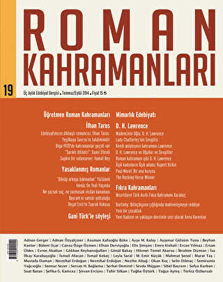 Roman Kahramanları Sayı: 19 - Roman Kahramanları Dergisi