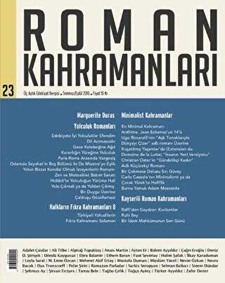 Roman Kahramanları Sayı: 23 - Roman Kahramanları Dergisi