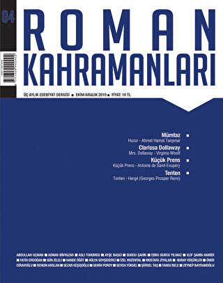 Roman Kahramanları Sayı: 4 Ekim - Aralık - Roman Kahramanları Dergisi