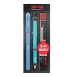 Rotring Okul Seti Visuclick+Jel 0.7 Mm Mavi - Rotring
