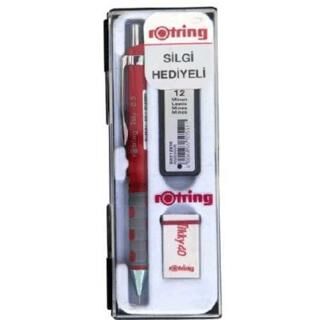 Rotring Tikky Min Silgi 3Lü Okul Seti 0.5 Kırmızı - 1
