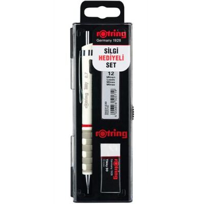 Rotring Tikky Min Silgi 3`lü Okul Seti 0.7 Beyaz - 1