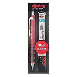 Rotring Tıkky Min Silgi 3`Lü Okul Seti- 0.7 Gül Kurusu - 1