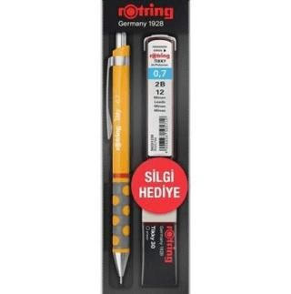 Rotring Tikky Rd 0.7+Min Silgi Hediyeli - Mango Turuncu - 1