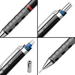 Rotring Tikky Rd Versatil Uçlu Kalem Siyah 0.7 Mm - 3