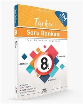 RTY Rota Yayınları - Ara Sınıf 8. Sınıf Türkçe Soru Bankası - 1