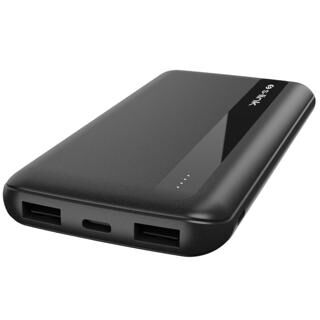S-link IP-G11N 10000mAh Micro+Usb+ Type-C Giriş+Çıkış Siyah Taşınabilir Pil Şarj Cihazı Powerbank - 1