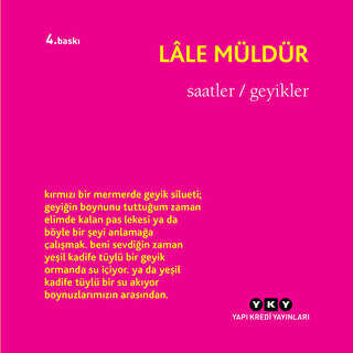 Saatler - Geyikler - Yapı Kredi Yayınları
