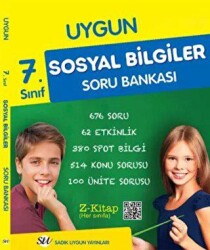 Sadık Uygun Yayınları 7. Sınıf Sosyal Bilgiler Soru Bankası - Sadık Uygun Yayınları