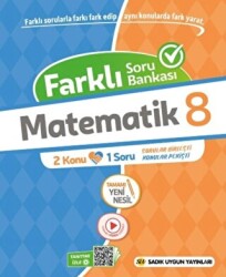 Sadık Uygun Yayınları 8. Sınıf Farklı Soru Bankası Matematik - Sadık Uygun Yayınları