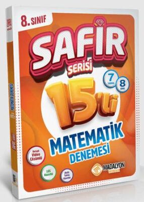 Madalyon Yayınları Safir 8. Sınıf Matematik Branş Deneme 15`li - 1