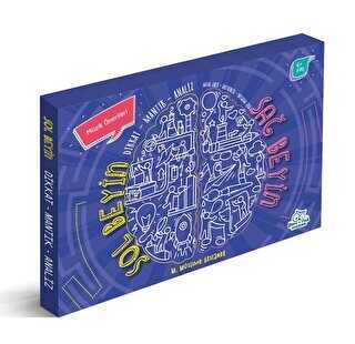 Sağ Beyin Sol Beyin Egzersizleri Seti 3 Kitap Takım - Dikkat ve Zeka Akademisi Yayınları