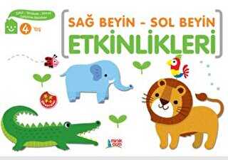 Sağ Beyin - Sol Beyin Etkinlikleri 4 Yaş - Minik Ada