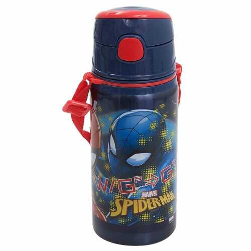 Şahin 42078 Spıderman Çelik Matara Salto 500Ml Crıme Fıg - 1