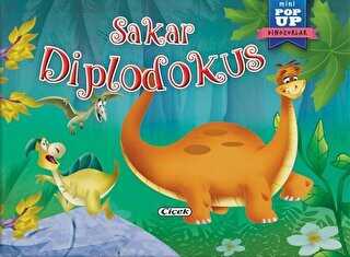 Sakar Diplodokus - Mini Pop-Up Dinozorlar - Çiçek Yayıncılık