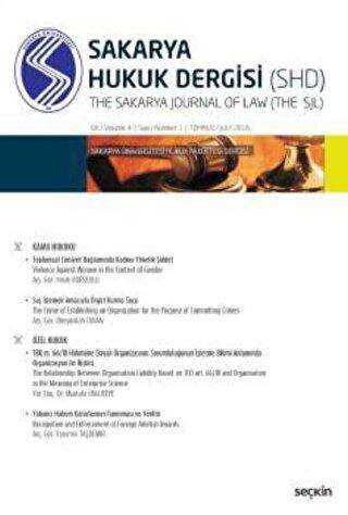 Sakarya Üniversitesi Hukuk Fakültesi Dergisi Cilt:4 - Sayı:1