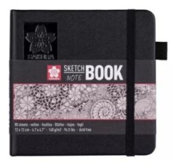 Sakura Eskiz Defteri Beyaz Kağıt 12x12cm 140Gr - Sakura