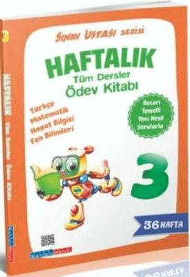 Salan Yayınları 3. Sınıf Tüm Dersler Haftalık Sınav Ustası Ödev Kitabı - 1