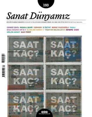 Sanat Dünyamız Sayı 193 - 1