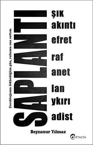 Saplantı - Eftalya Kitap