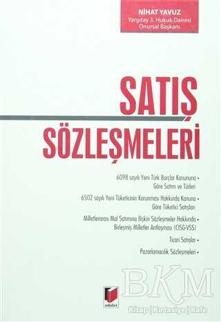 Satış Sözleşmeleri - Adalet Yayınevi