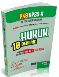 Savaş Yayınevi KPSS A Grubu P48 Hukuk 10 Deneme Çözümlü - Savaş Yayınevi