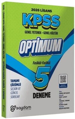 2026 KPSS Genel Yetenek Genel Kültür Lisans Optimum 5 Deneme Fasikül Çözümlü - 1