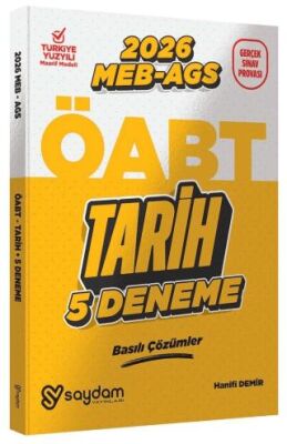 2026 ÖABT MEB-AGS Tarih Öğretmenliği 5 Deneme Çözümlü - 1