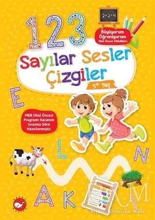 Sayılar Sesler Çizgiler 5+ Yaş - Büyüyorum Öğreniyorum Okul Öncesi Etkinlikleri - 1